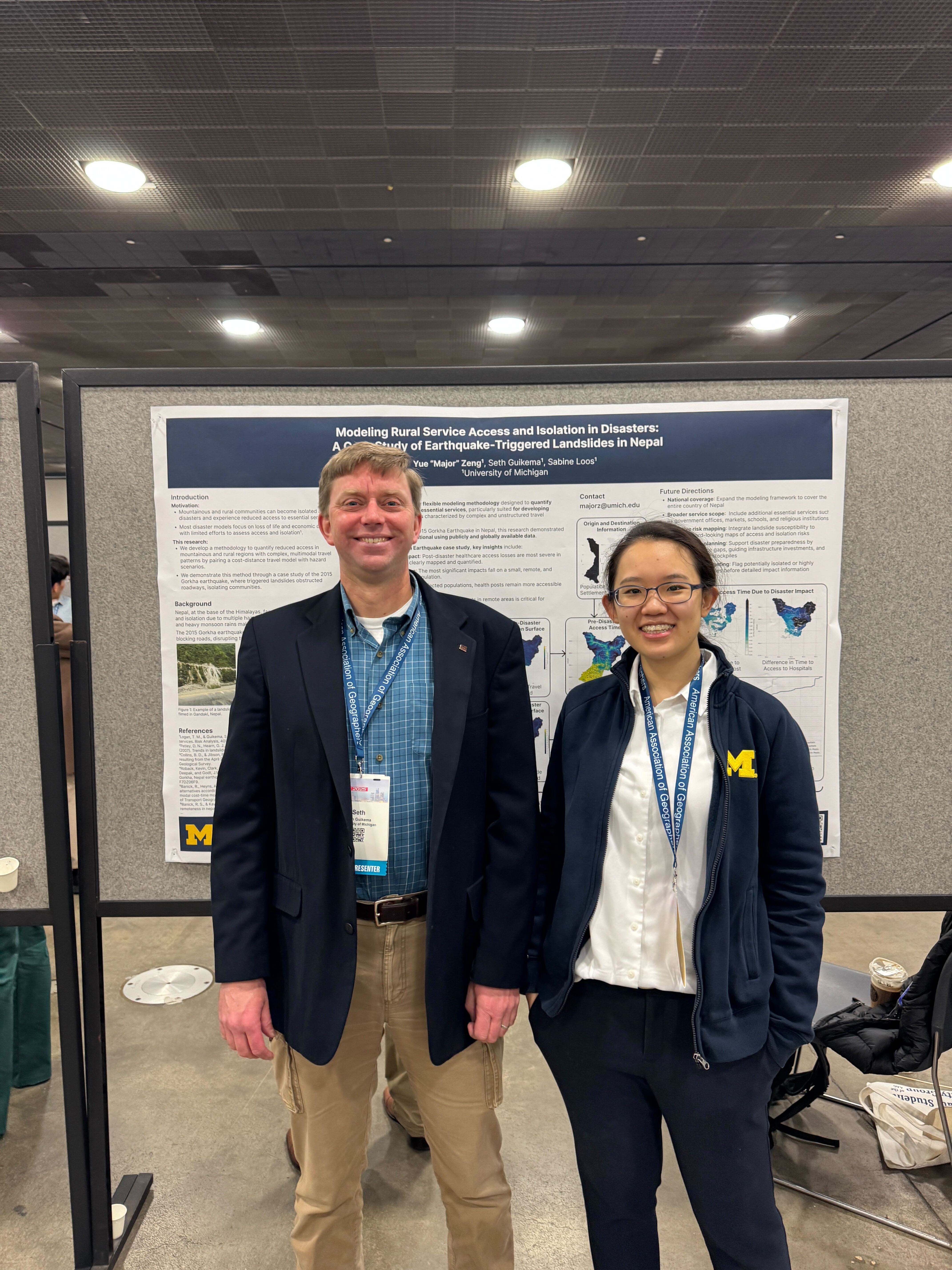 Major Zeng presenting at AAG